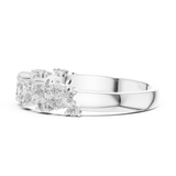 Gold Ring HLR-21, White Gold, view 3