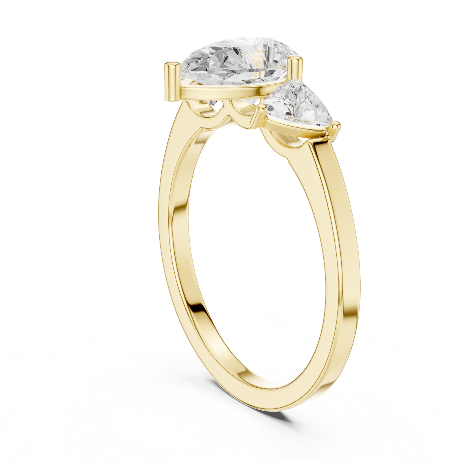 Gold Ring DDLR-1093, Yellow Gold, view 1