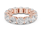 Gold Ring DDLR-662, Rose Gold, view 4