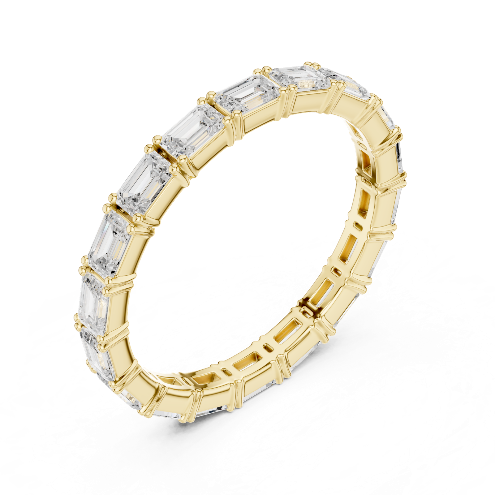 Gold Ring DDLR-622, Yellow Gold, view 2