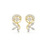 Gold Earrings HER-89, Yellow Gold