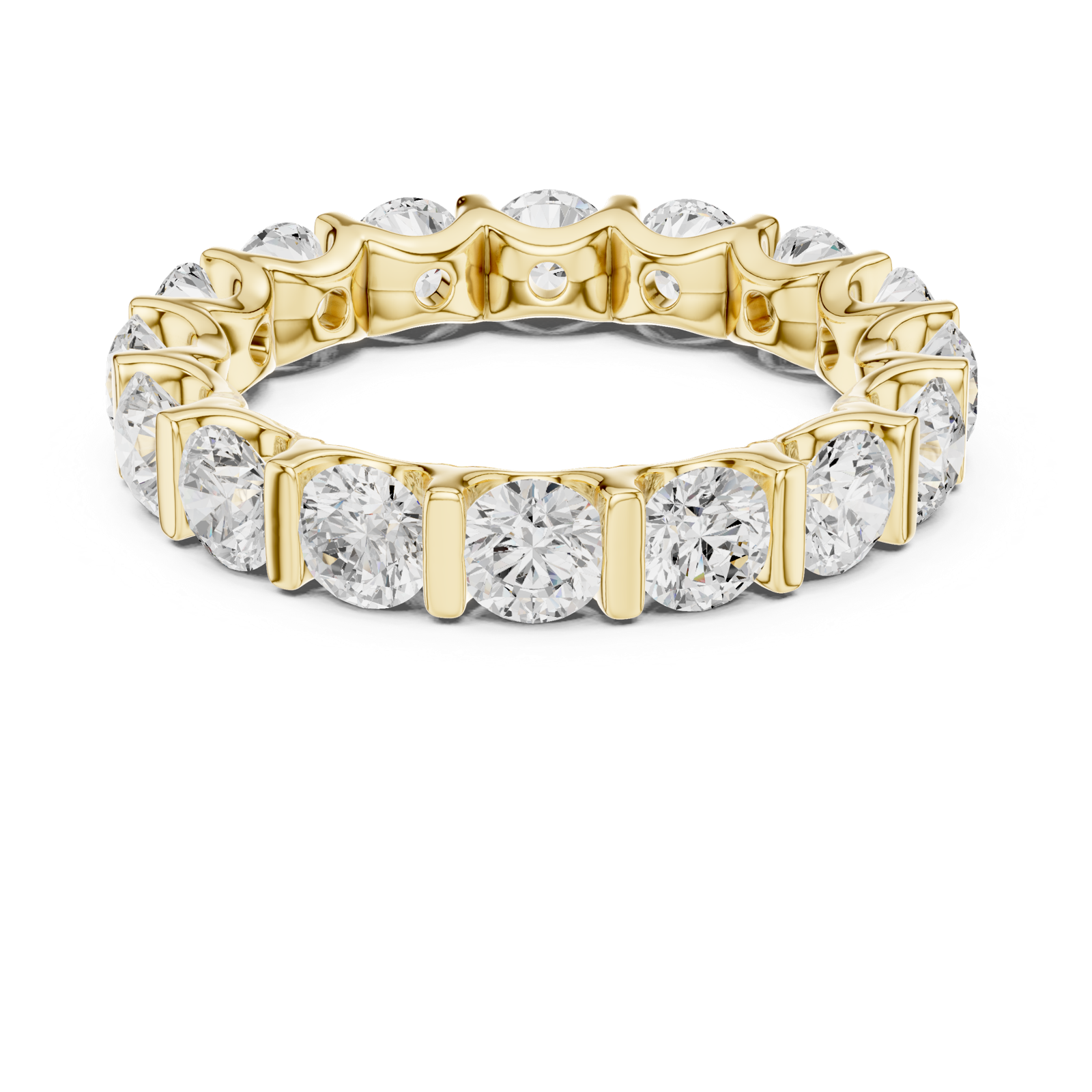 Gold Ring DDLR-671, Yellow Gold, view 4