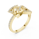 Gold Ring LR-01 (83), Yellow Gold, view 2