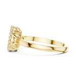 Gold Ring DDLR-585, Yellow Gold, view 3