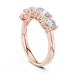 Gold Ring DDLR-719, Rose Gold, view 1