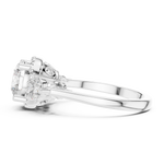 Gold Ring DDLR-276, White Gold, view 3