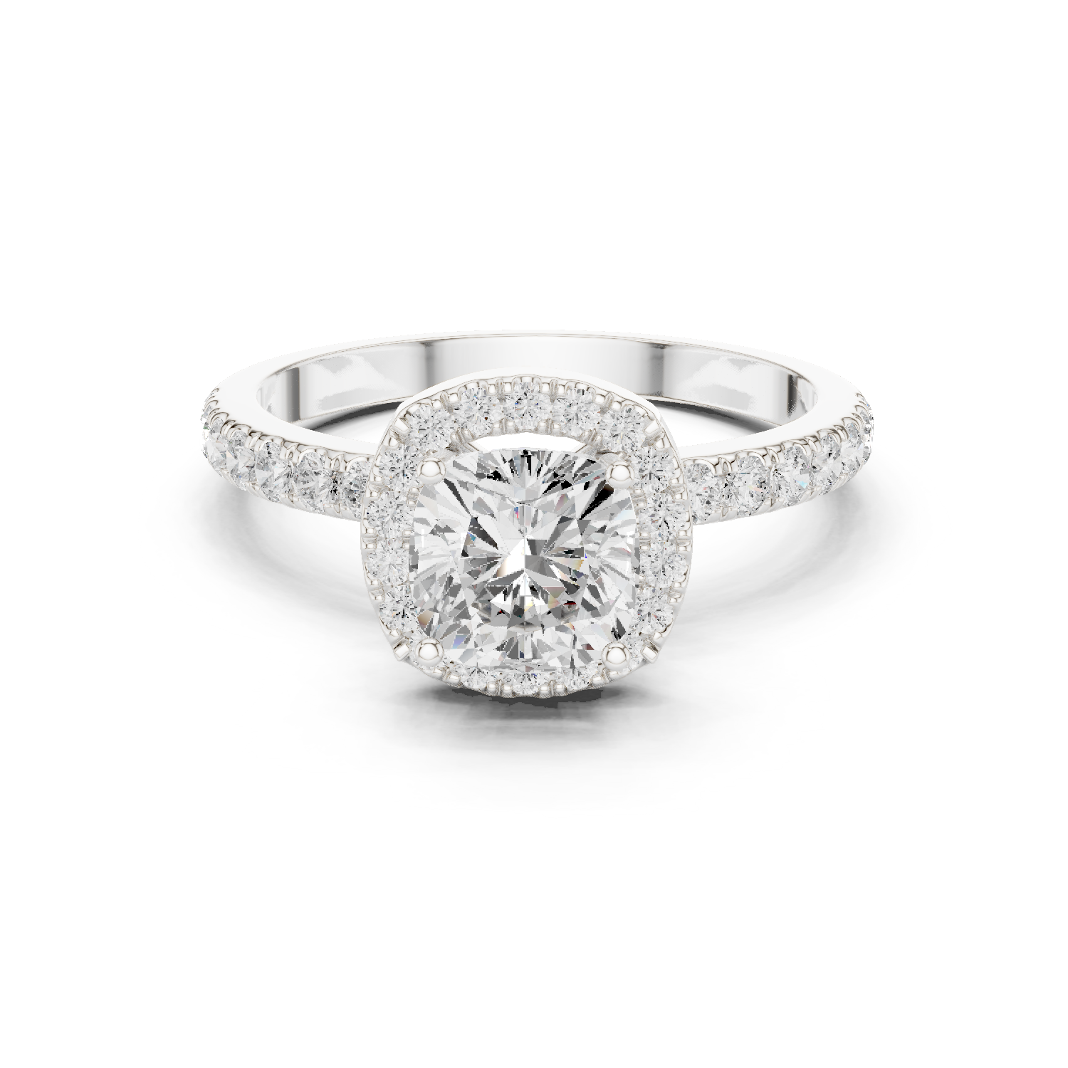 Gold Ring DDLR-1100, White Gold