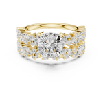 Gold Ring DDLR-941, Yellow Gold, view 4