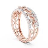 Gold Ring 12-10069@L, Rose Gold, view 1