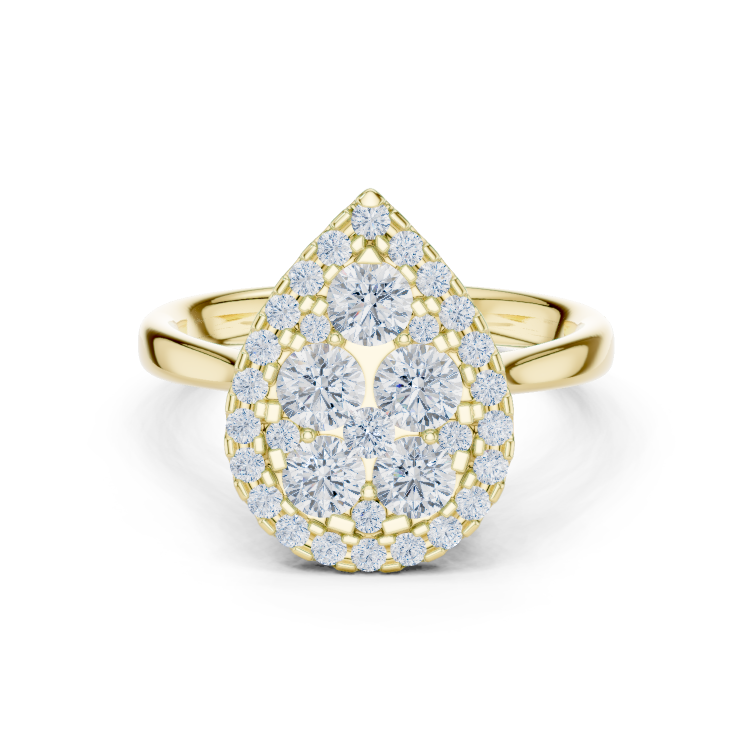 Gold Ring DDLR-785, Yellow Gold