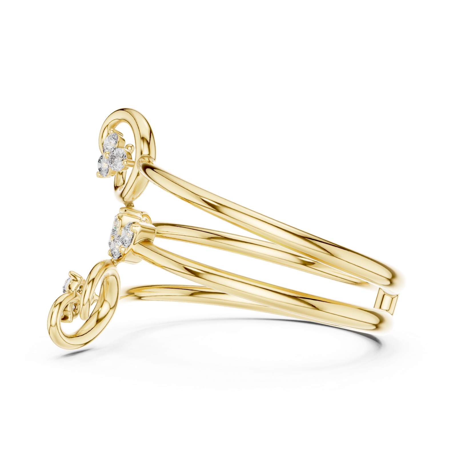 Gold Ring 1 (233), Yellow Gold, view 3