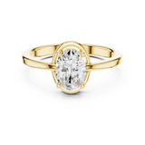 Gold Ring DDLR-508, Yellow Gold, view 4