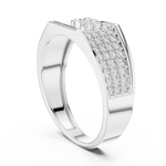 Gold Ring LR-01 (27), White Gold