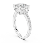 Gold Ring DDLR-880, White Gold, view 1