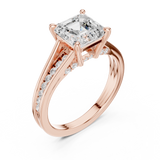 Gold Ring DDLR-992, Rose Gold, view 2