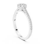 Gold Ring 19-120011L, White Gold, view 1