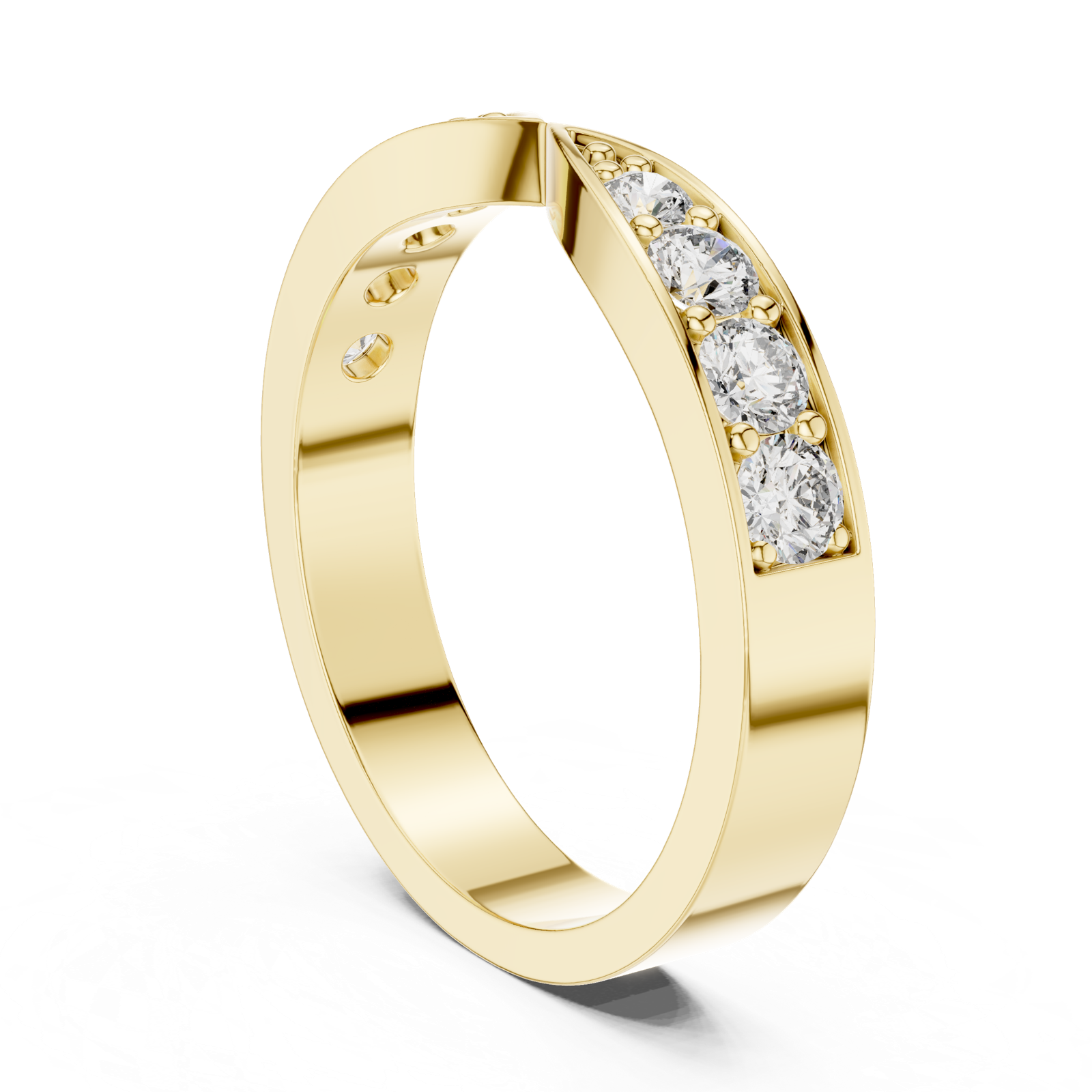 Gold Ring AOMLR105131, Yellow Gold