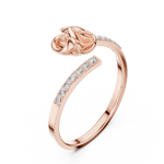 Gold Ring 1 (251), Rose Gold, view 2