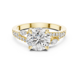 Gold Ring DDLR-015, Yellow Gold, view 4
