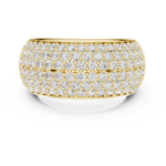 Gold Ring DDLR-316, Yellow Gold, view 4
