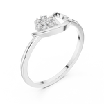Gold Ring DR-6226, White Gold, view 2