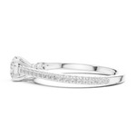 Gold Ring LR-0312, White Gold, view 3