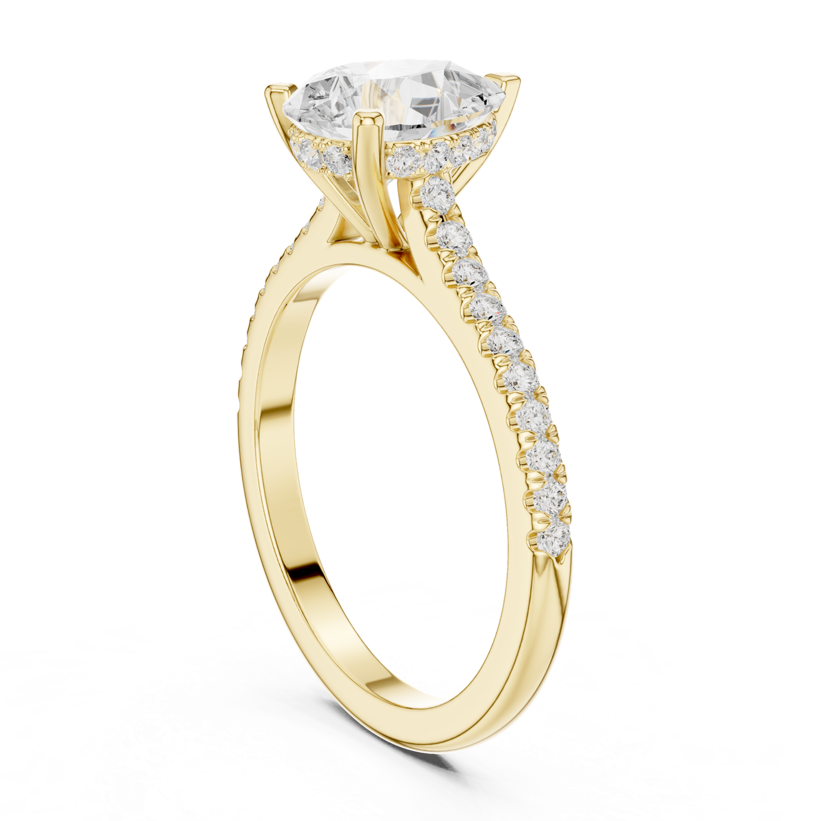 Gold Ring DDLR-1001, Yellow Gold