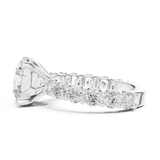 Gold Ring DDLR-846, White Gold, view 3