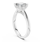 Gold Ring DDLR-983, White Gold, view 1