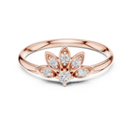 Gold Ring 1 (348), Rose Gold, view 4