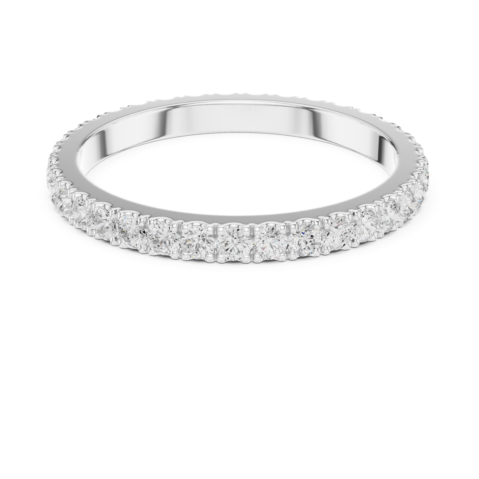 Gold Ring DDLR-1115, White Gold, view 4
