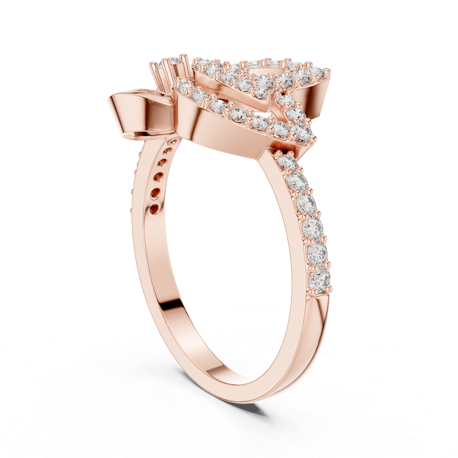 Gold Ring LR-01 (74), Rose Gold