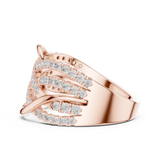 Gold Ring SBWR(42), Rose Gold, view 3
