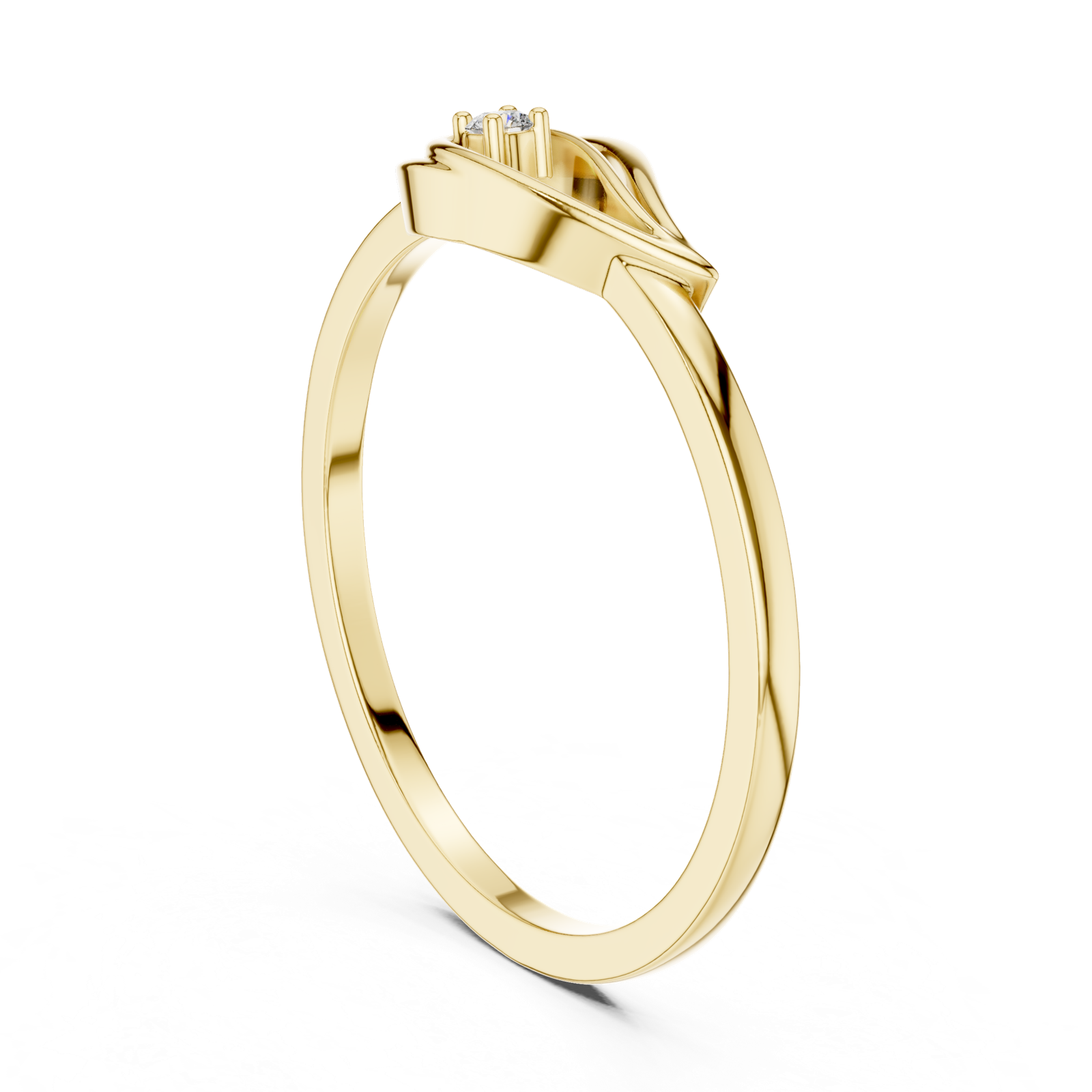 Gold Ring DR-6177, Yellow Gold