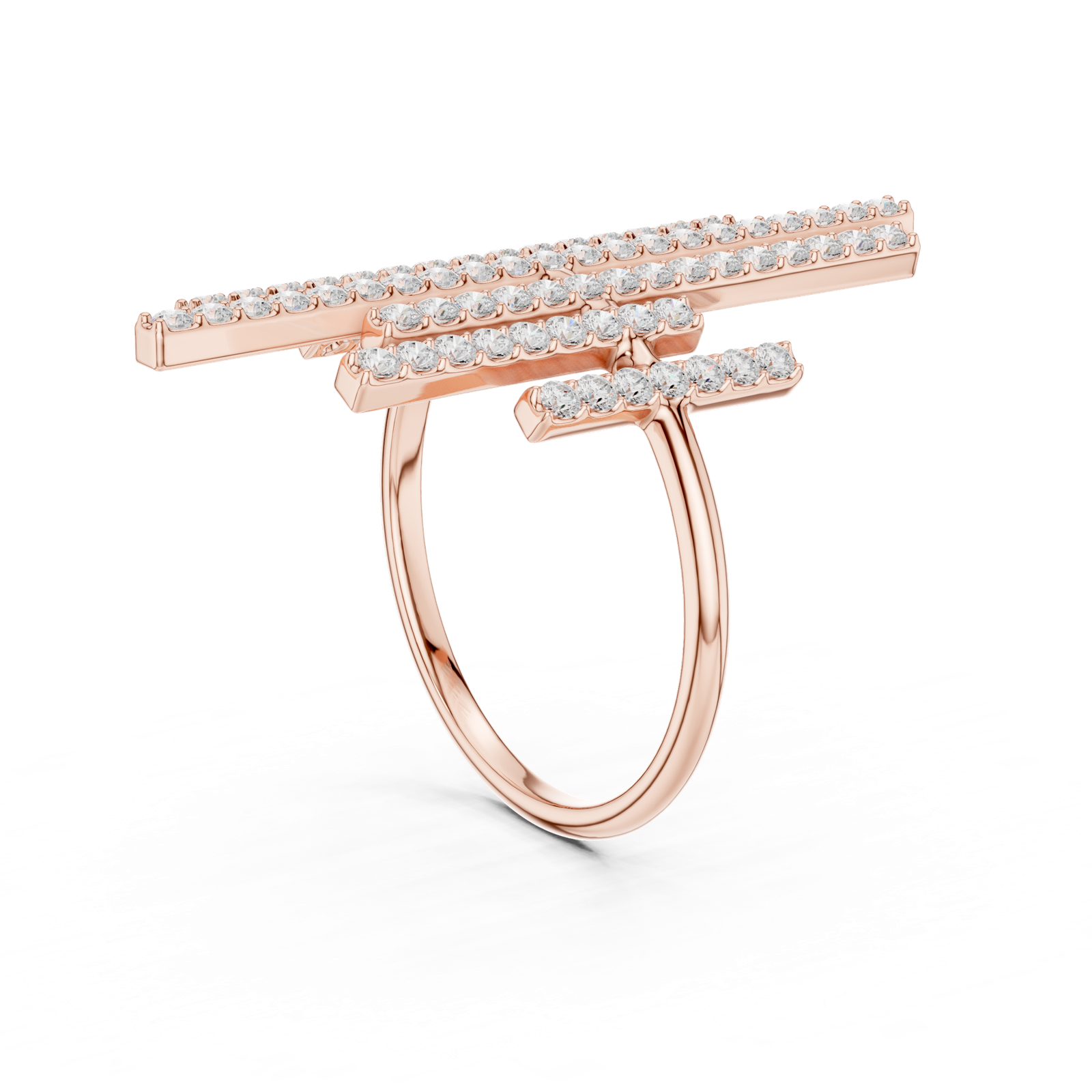 Gold Ring SBWR(38), Rose Gold