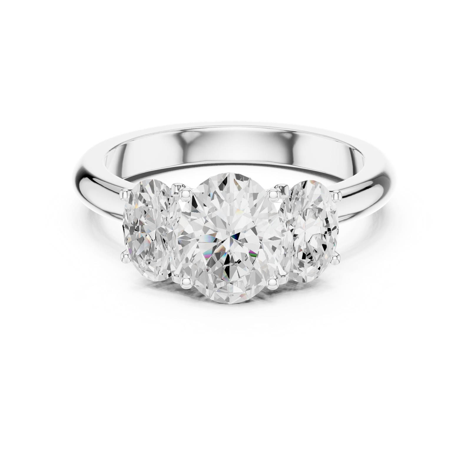 Gold Ring DDLR-1053, White Gold