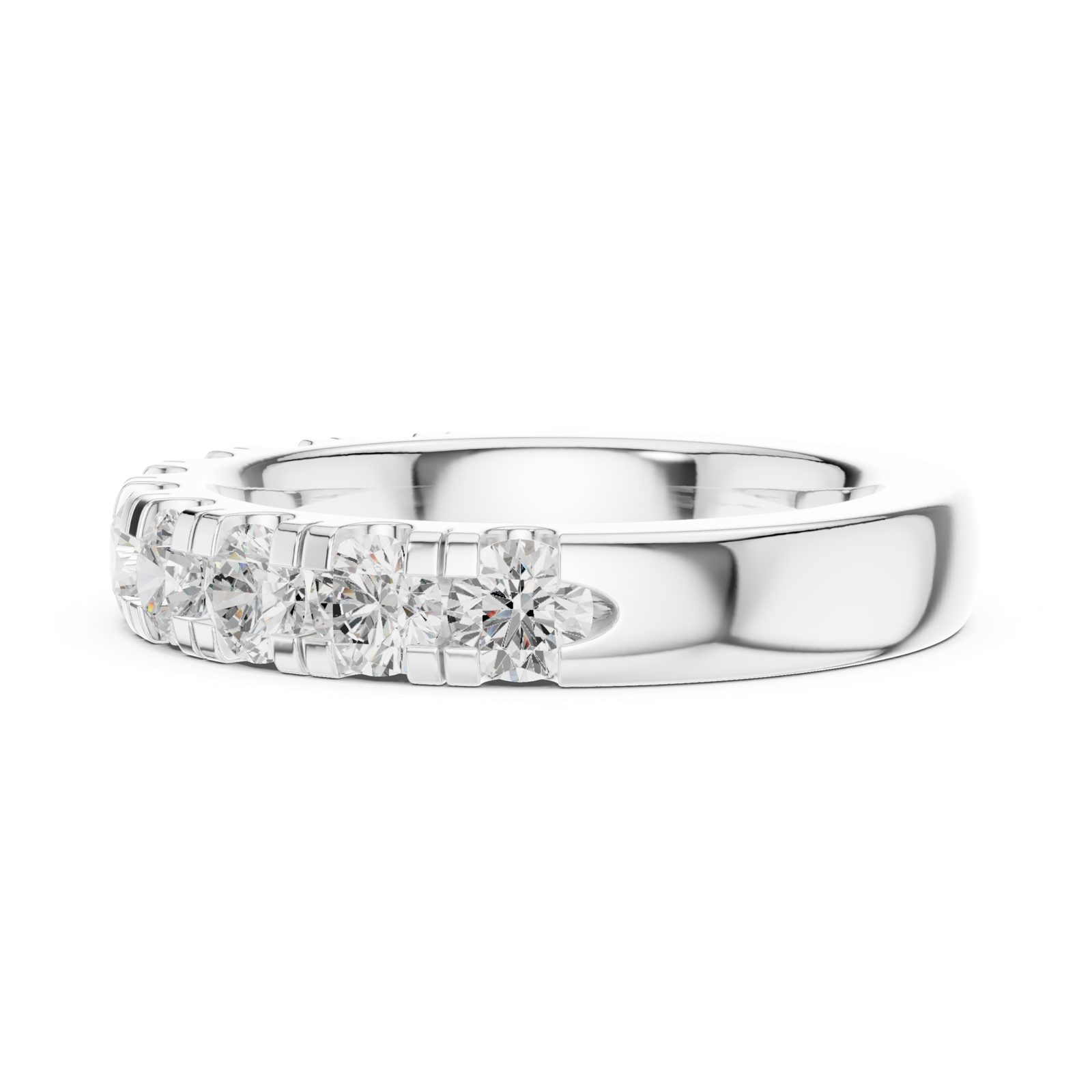 Gold Ring DDLR-600, White Gold, view 3