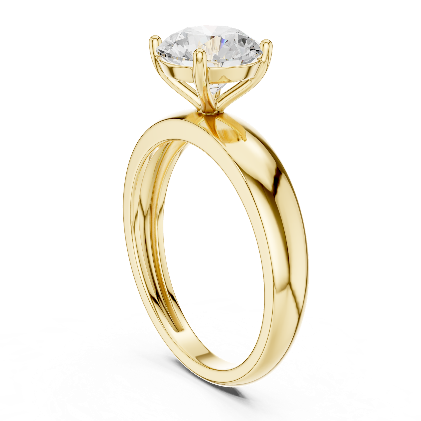 Gold Ring DDLR-827, Yellow Gold, view 1