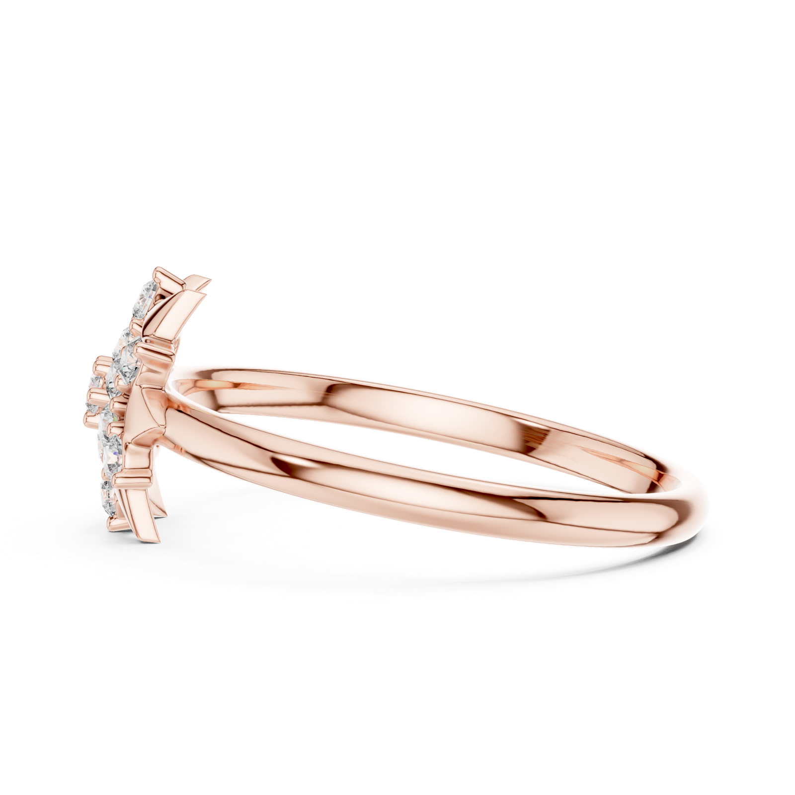 Gold Ring 1 (288), Rose Gold, view 3