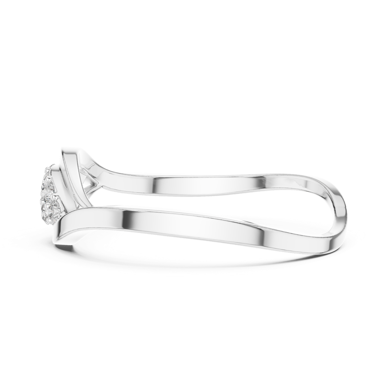 Gold Ring 1 (165), White Gold, view 3