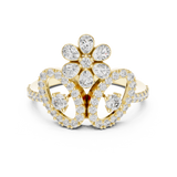 Gold Ring LR-01 (52), Yellow Gold, view 4