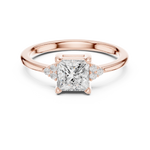 Gold Ring DDLR-502, Rose Gold, view 4