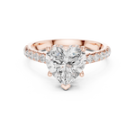 Gold Ring DDLR-258, Rose Gold, view 4