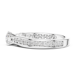Gold Ring LR-0311, White Gold, view 3