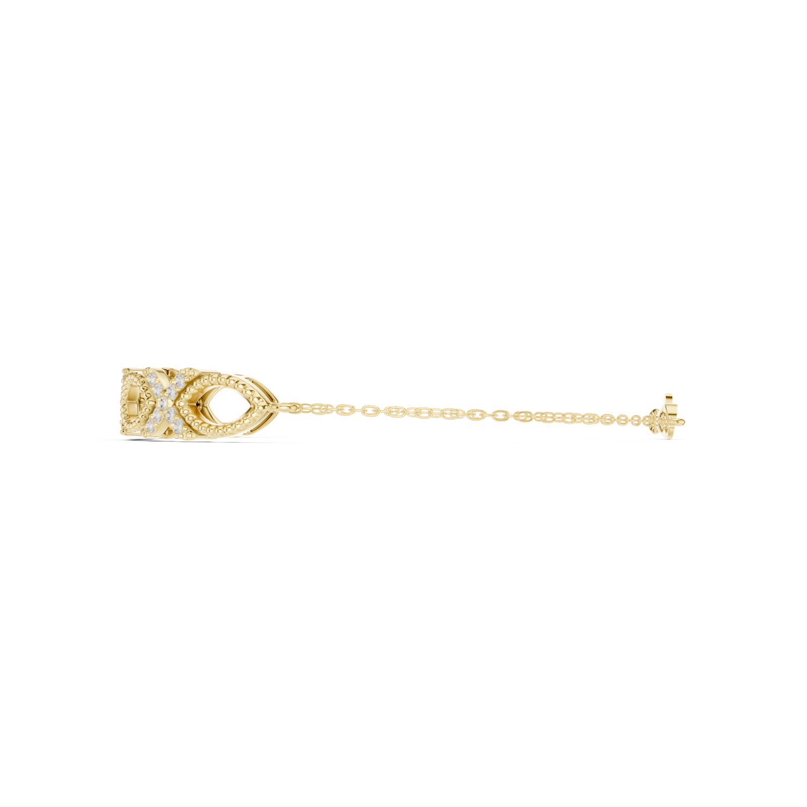 Gold Bracelet SBWB (30), Yellow Gold, view 3
