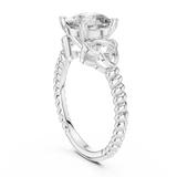 Gold Ring DDLR-049, White Gold, view 1