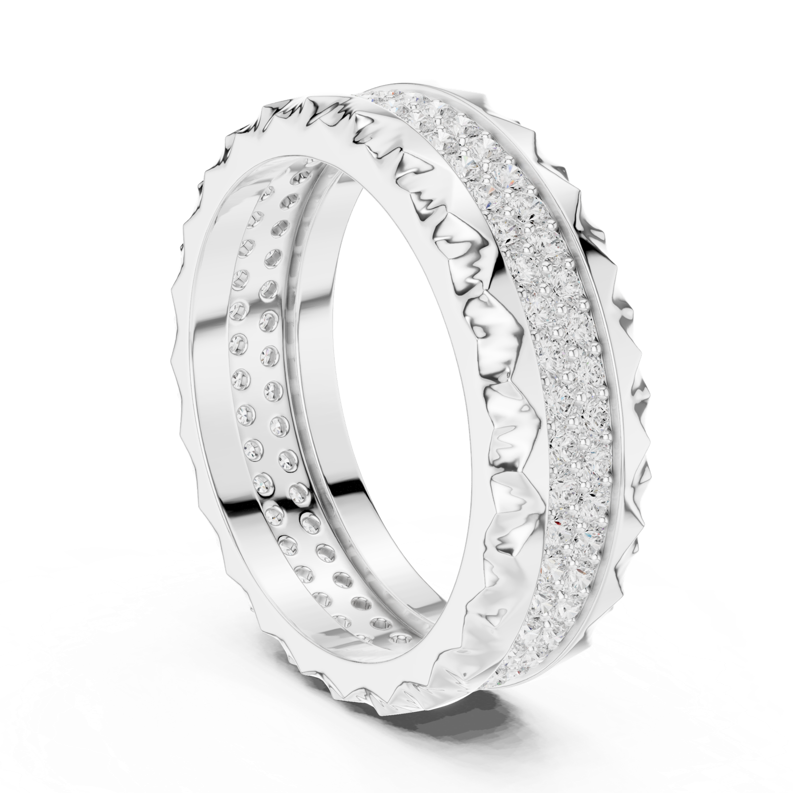 Gold Ring DDLR-423, White Gold