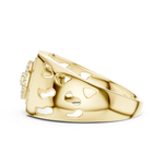 Gold Ring LR-01 (42), Yellow Gold, view 3