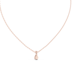 Gold Pendant GPD-0067, Rose Gold, view 4