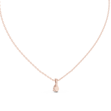 Gold Pendant GPD-0067, Rose Gold, view 4